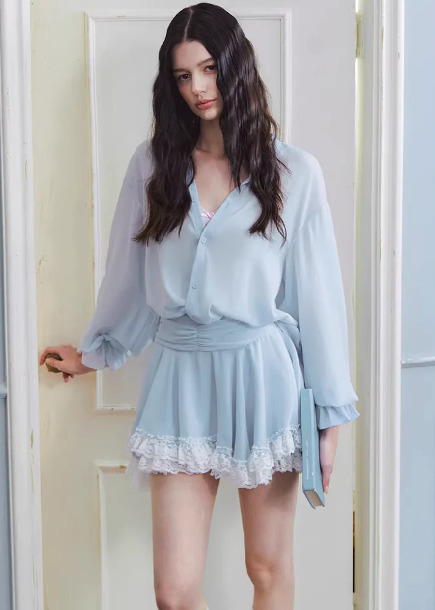 Mist Ease Shirt Skirt Set - Image 8