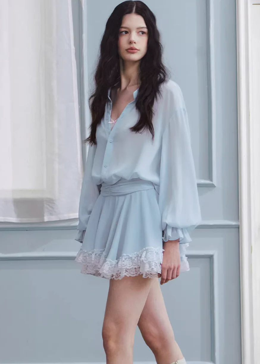 Mist Ease Shirt Skirt Set - Image 9