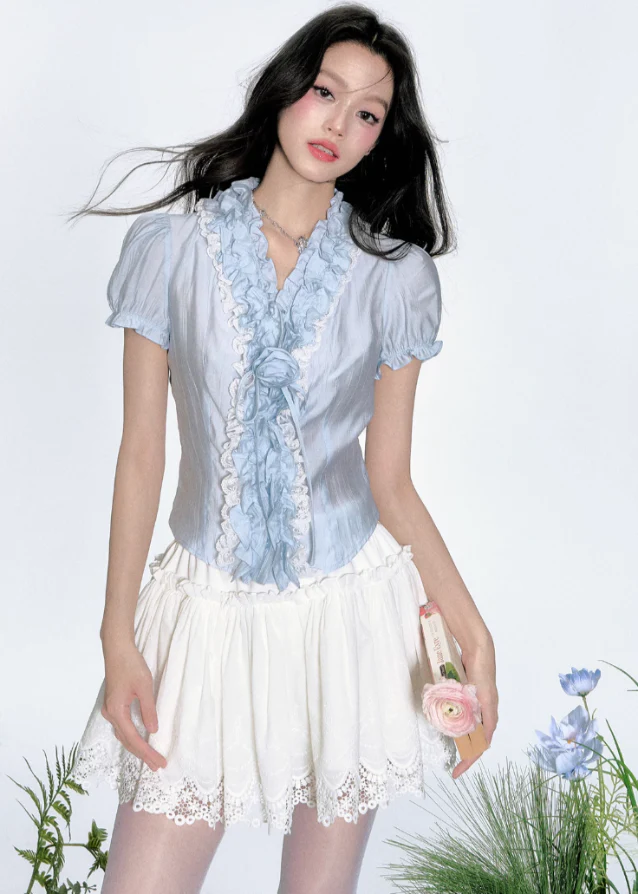 Mist Bloom Puff Top - Image 5