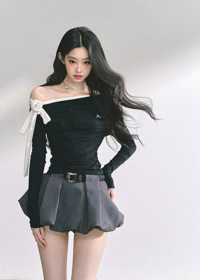 Mon Amour Tie Long Sleeve - Image 3