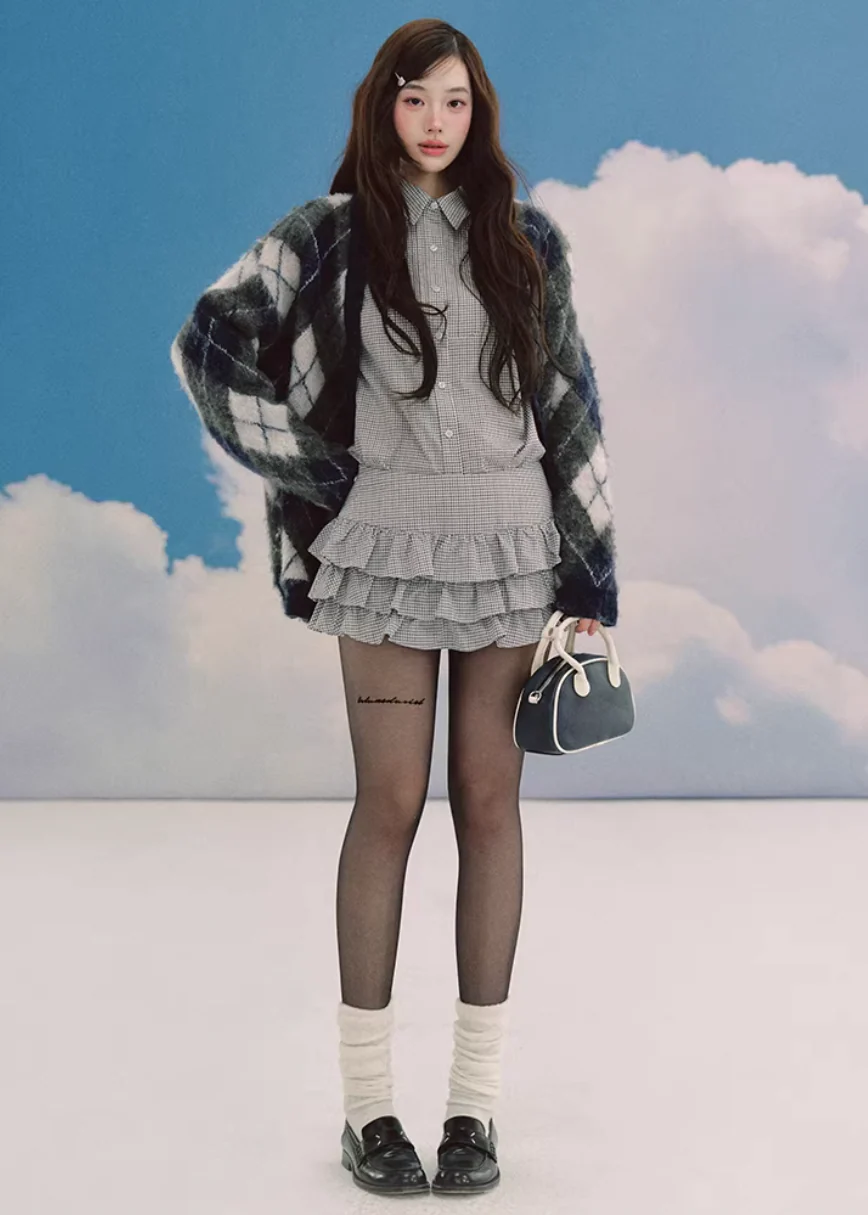Moonlight Collegiate Knit Cardigan - Image 12