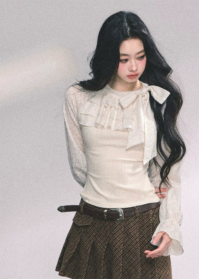 Moonlight Ruffle Lace Knit - Image 3