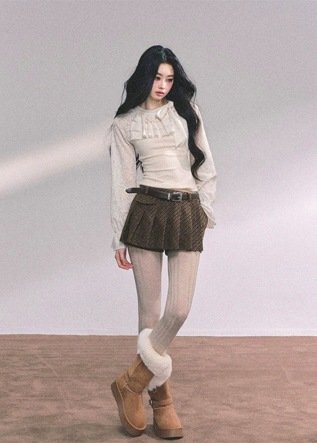 Moonlight Ruffle Lace Knit - Image 4