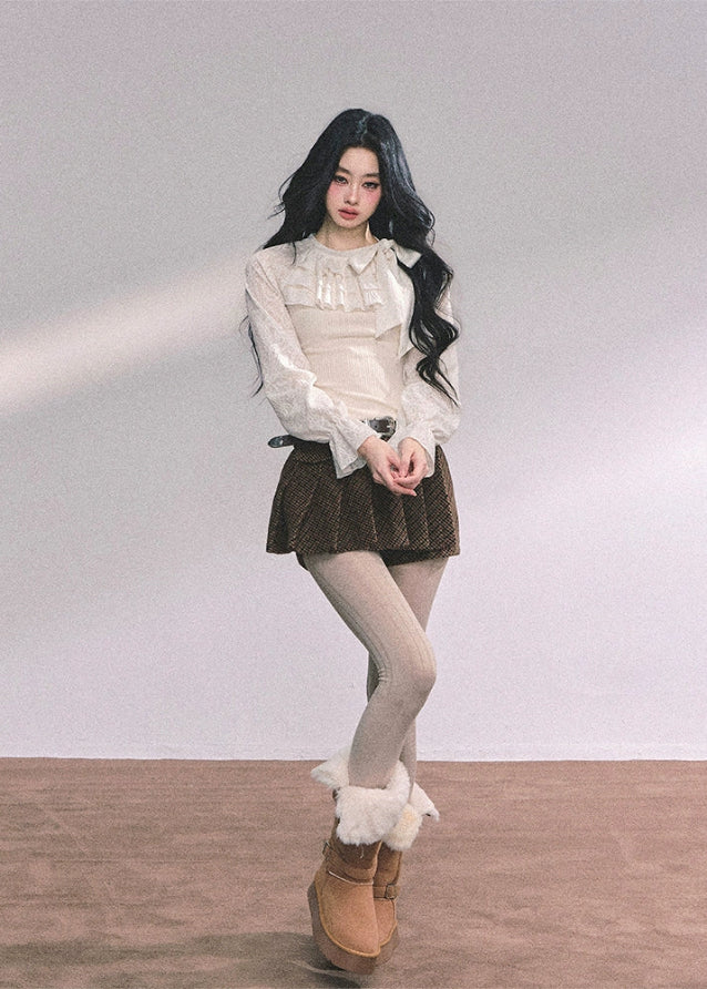 Moonlight Ruffle Lace Knit - Image 5