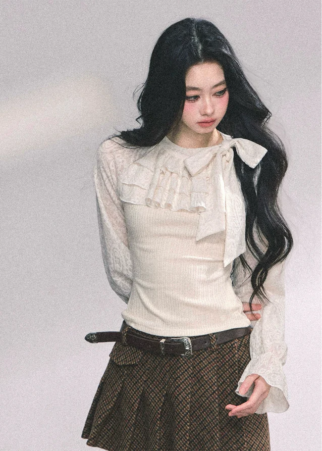 Moonlight Ruffle Lace Knit - Image 6
