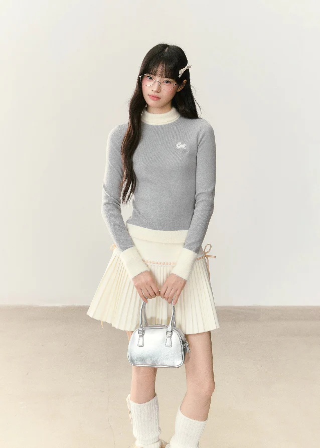 Moonlit Rabbit Cozy Turtleneck - Image 2