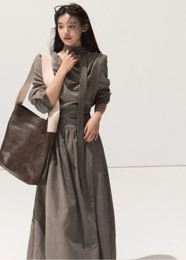 Moonlit Stream Velvet Dress - Image 2
