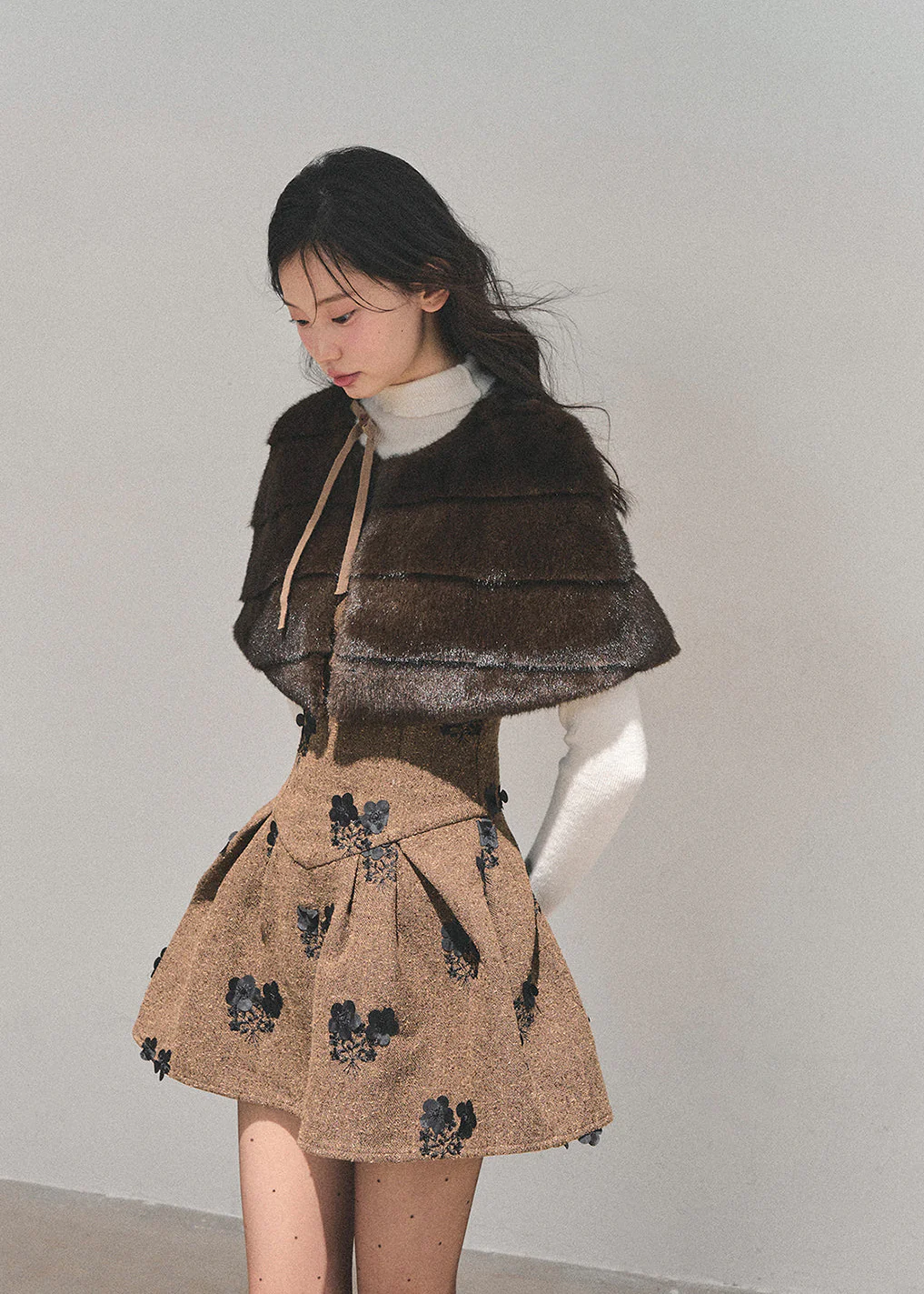 Moss Whispers Puffy Dress Set - Image 3