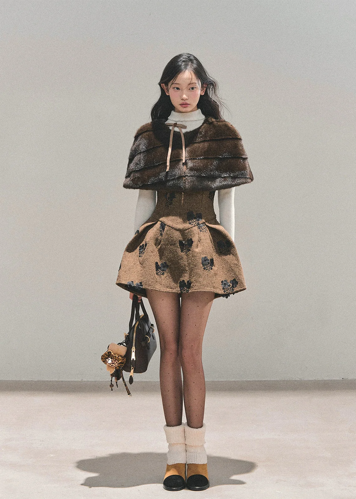 Moss Whispers Puffy Dress Set - Image 6