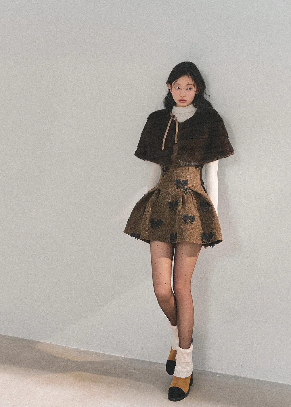 Moss Whispers Puffy Dress Set - Image 8