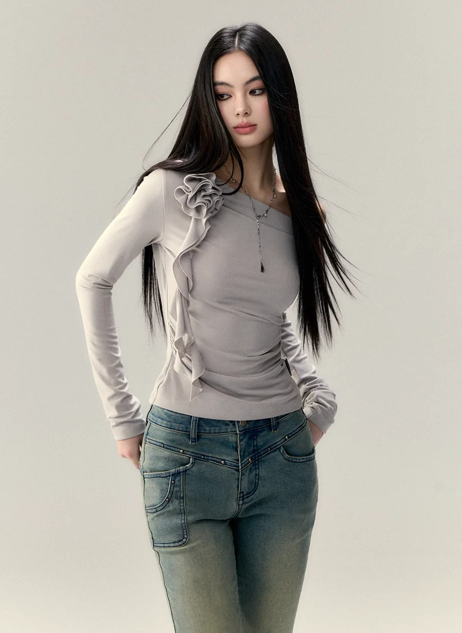 Rose Ribbon Multi-Wear Tee - Image 3