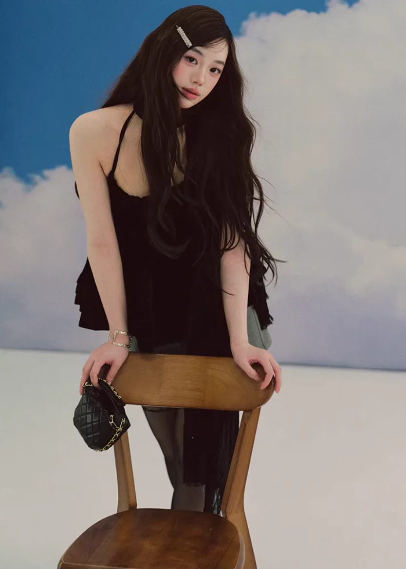 Noir Ballet Velvet Camisole - Image 4