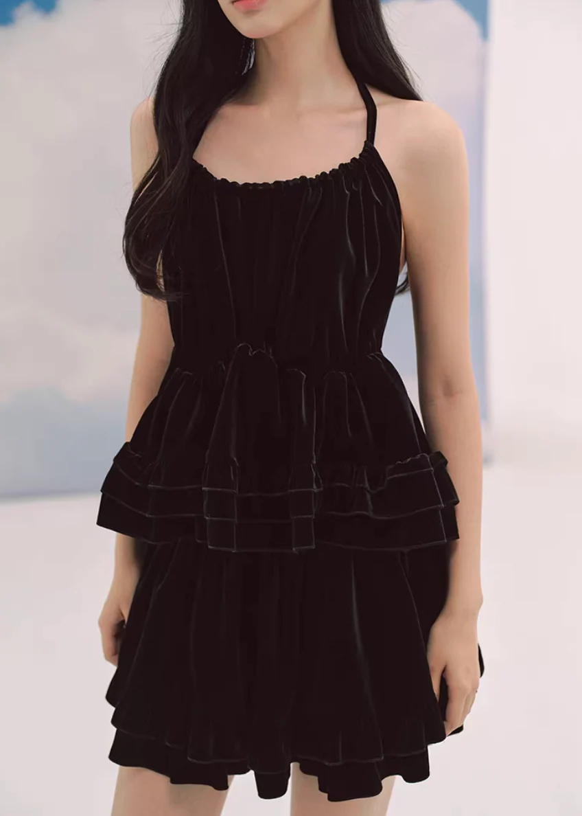 Noir Ballet Velvet Camisole - Image 6