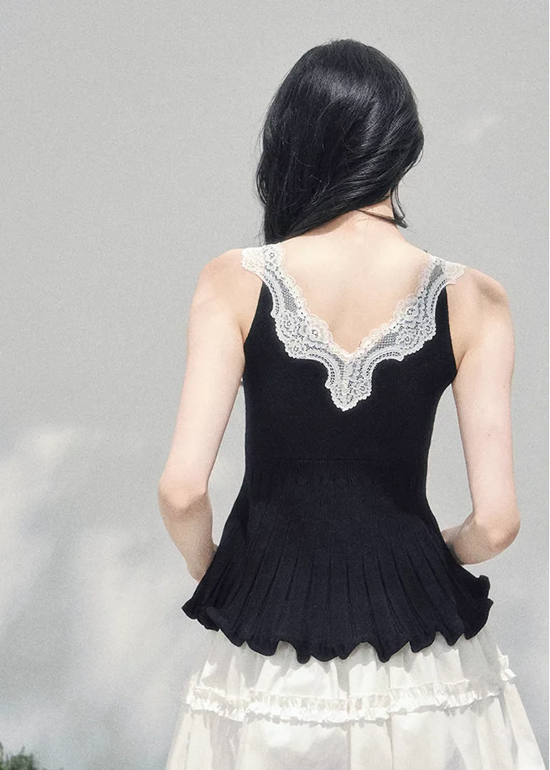 Noir Whisper Lace Twinset - Image 14