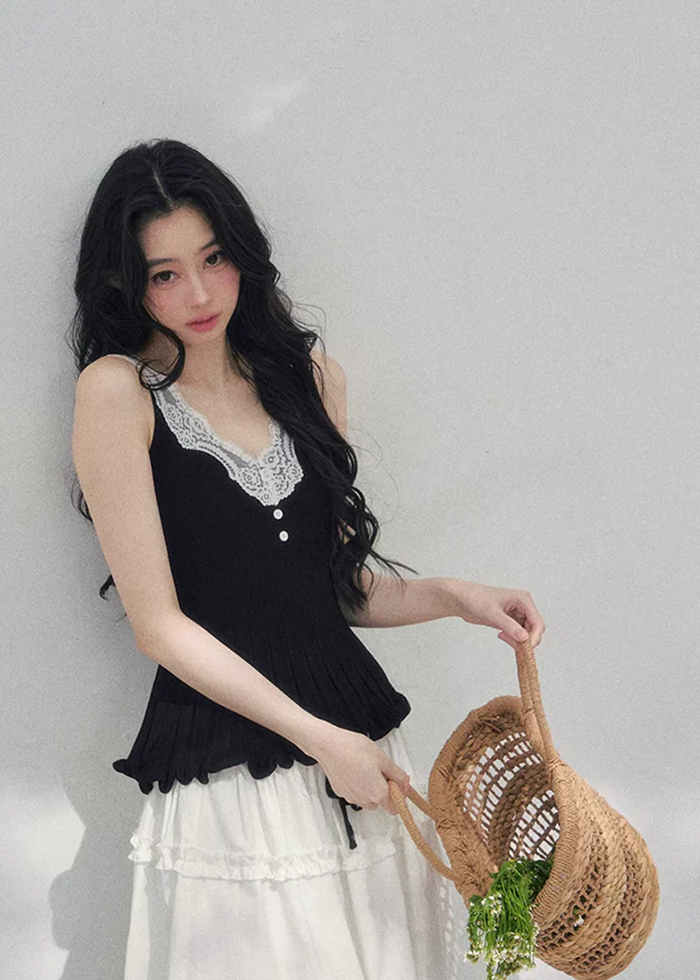 Noir Whisper Lace Twinset - Image 16