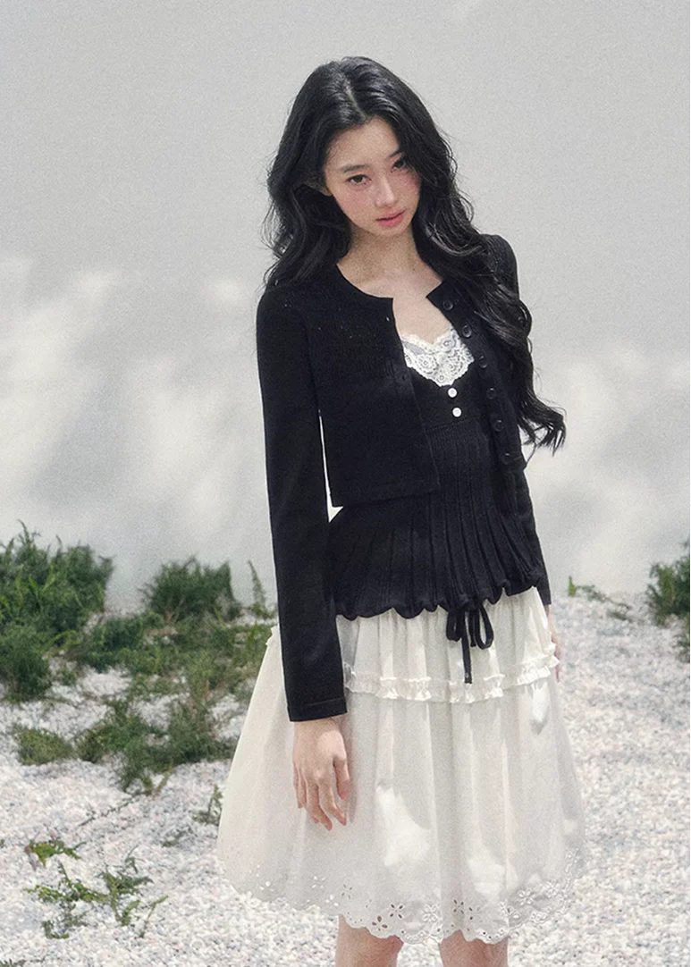 Noir Whisper Lace Twinset - Image 18