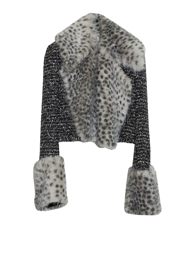 Nomad Leopard Mist Fur Jacket - Image 11