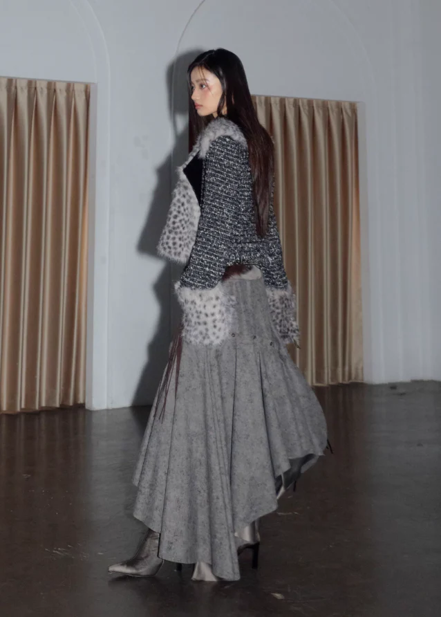 Nomad Leopard Mist Fur Jacket - Image 4