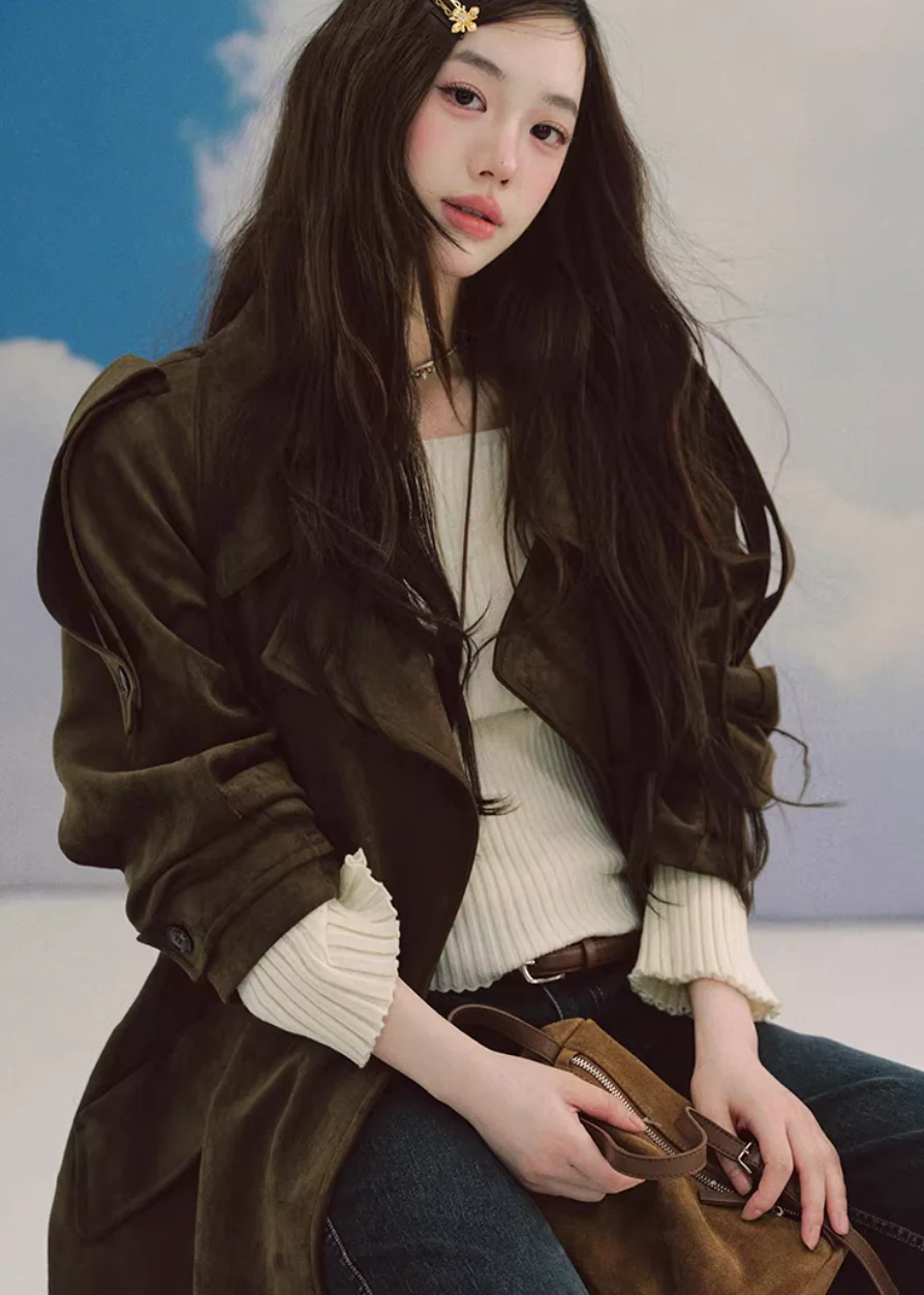 Nomad Muse Suede Trench - Image 12