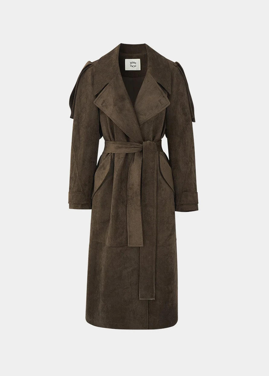 Nomad Muse Suede Trench - Image 13