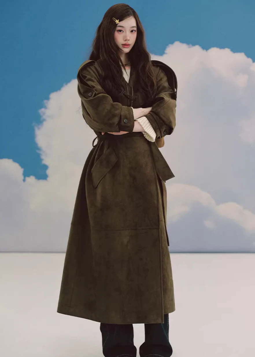 Nomad Muse Suede Trench - Image 8