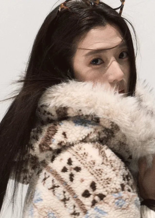 Nordic Ridge Retro Jacquard Jacket - Image 2