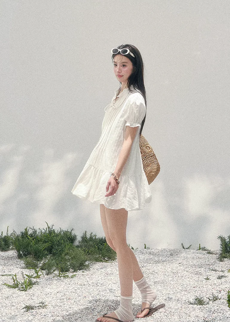Nuage Écolière Pleated Dress - Image 3