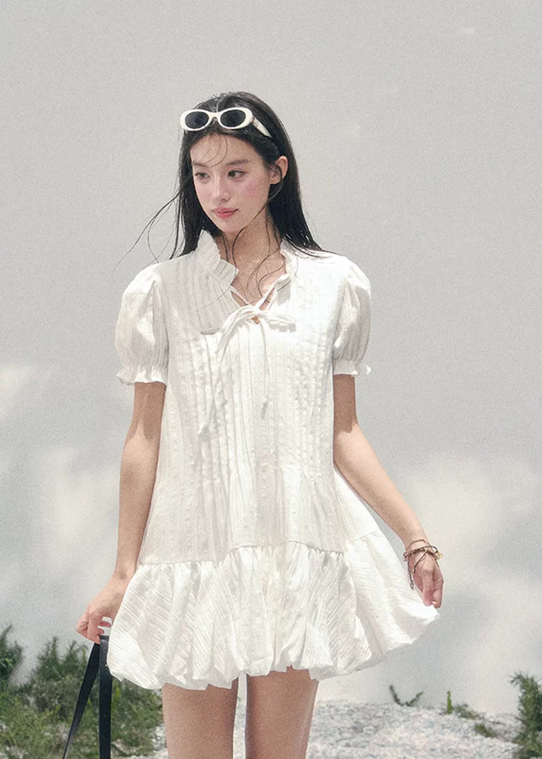 Nuage Écolière Pleated Dress - Image 7