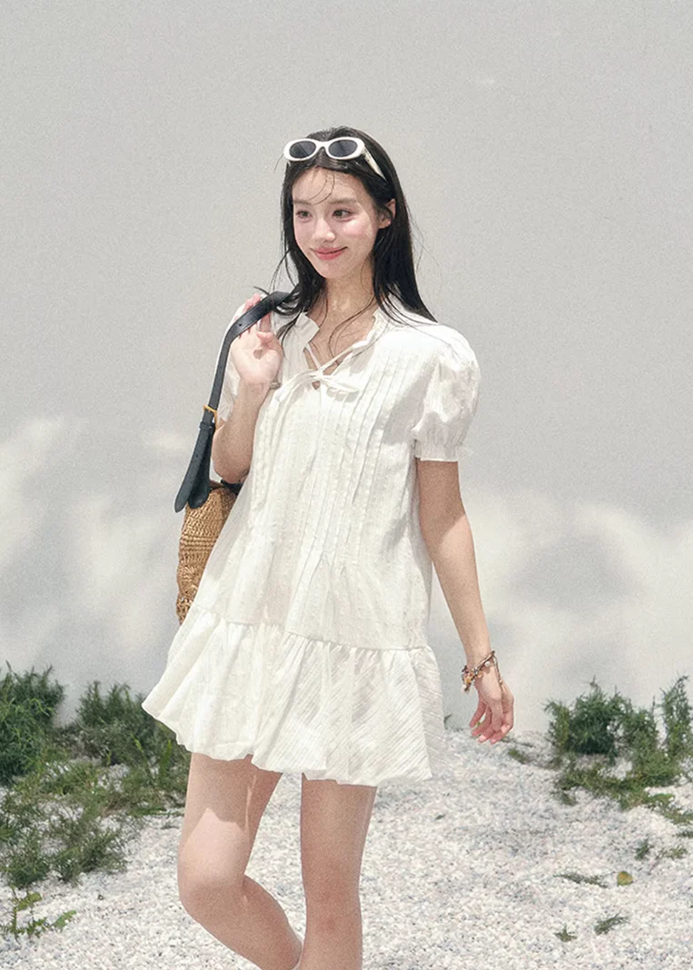 Nuage Écolière Pleated Dress - Image 8