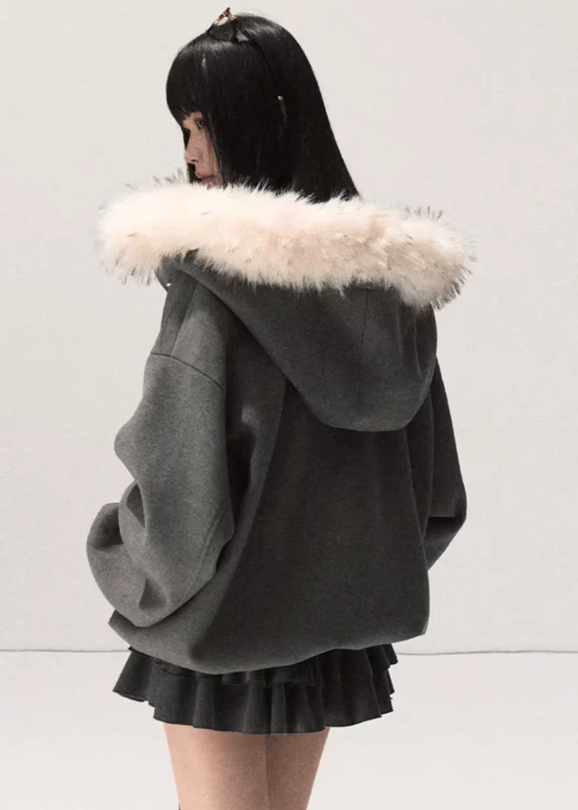 Urban Cozy Stripe Jacket - Image 10