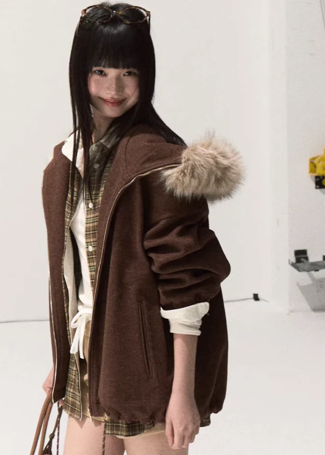 Urban Cozy Stripe Jacket - Image 3