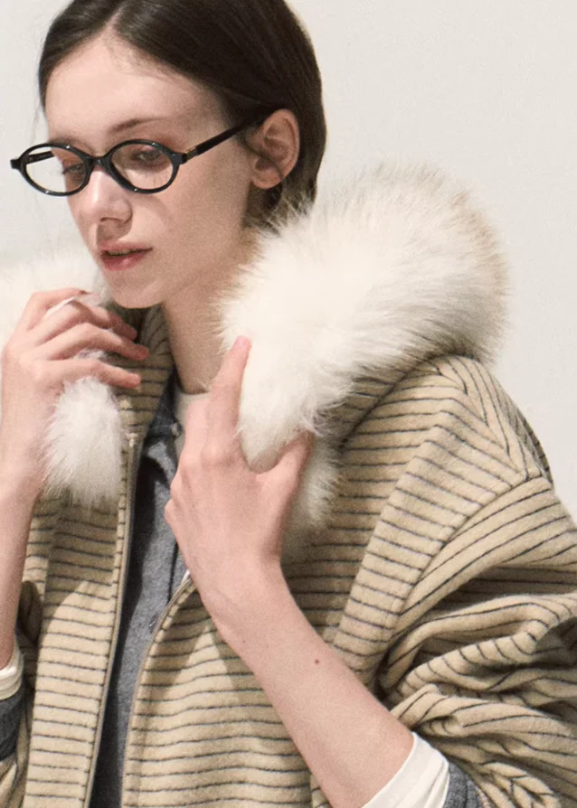 Urban Cozy Stripe Jacket - Image 8