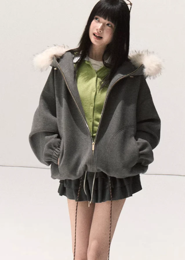 Urban Cozy Stripe Jacket - Image 9