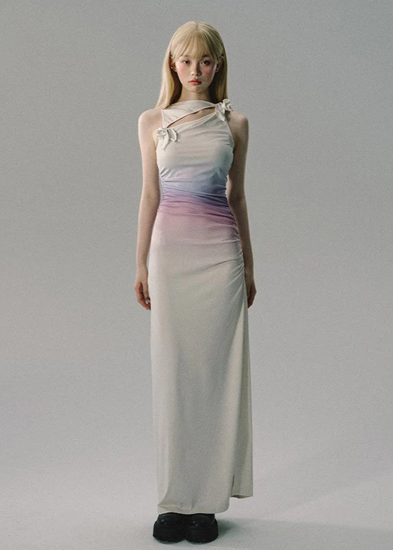 Colored neon slim dress - Image 3