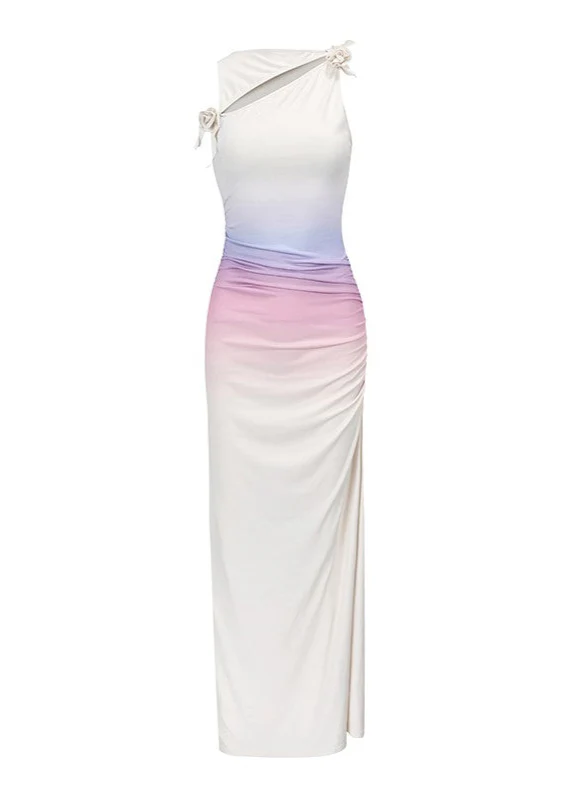 Colored neon slim dress - Image 9