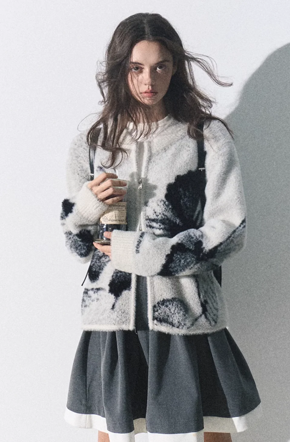 Butterfly Jacquard Double-Zip Cardigan - Image 5