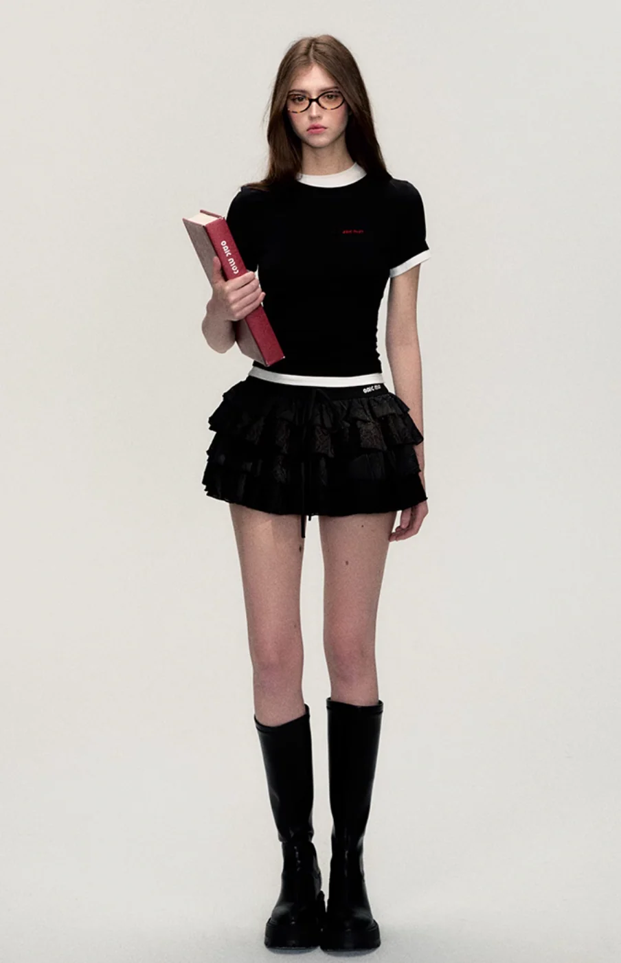 Ultra-Low Waist White Tutu Skirt - Image 9