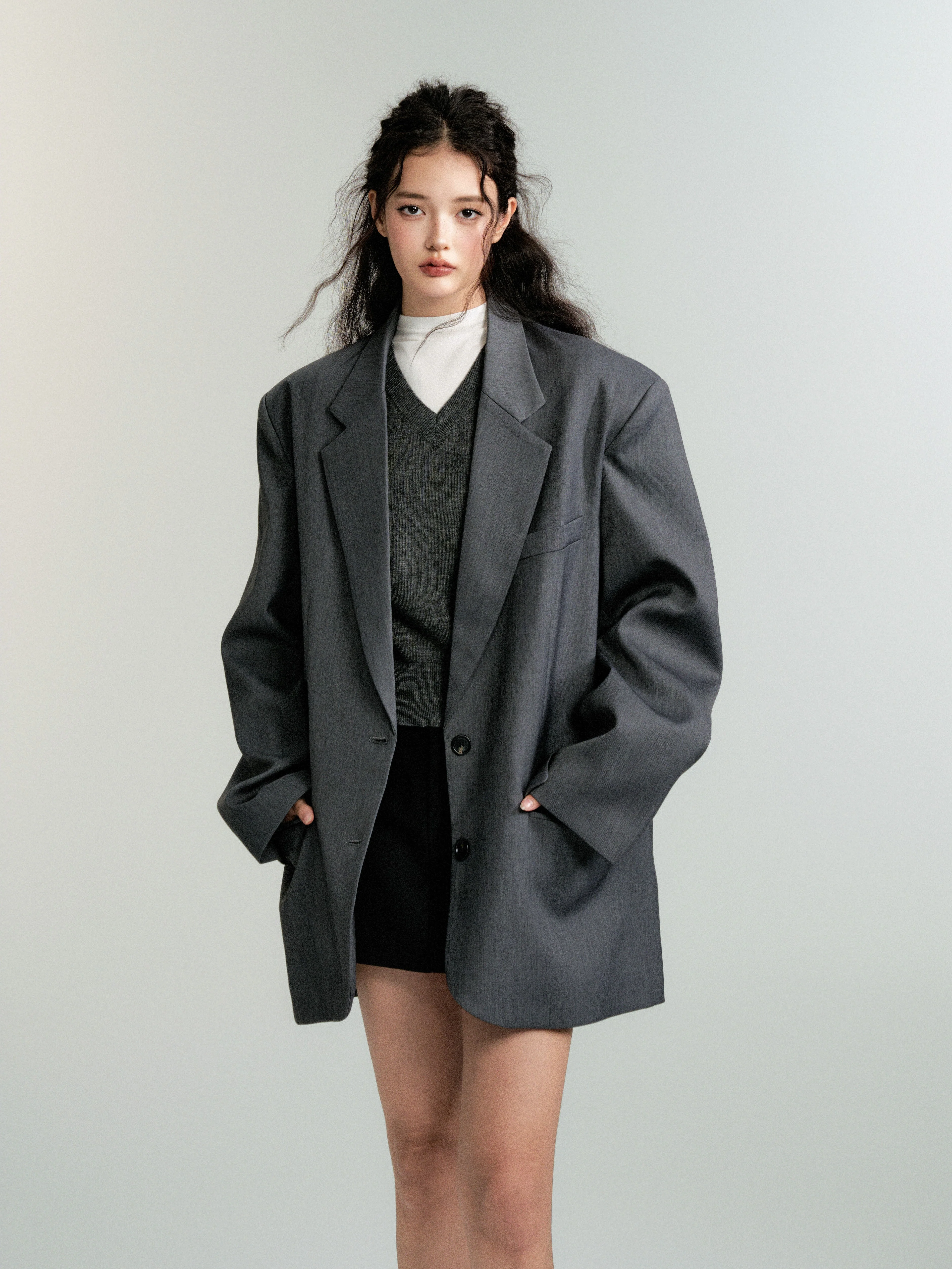 Old Money Shoulder Pad Suit Set - Image 7