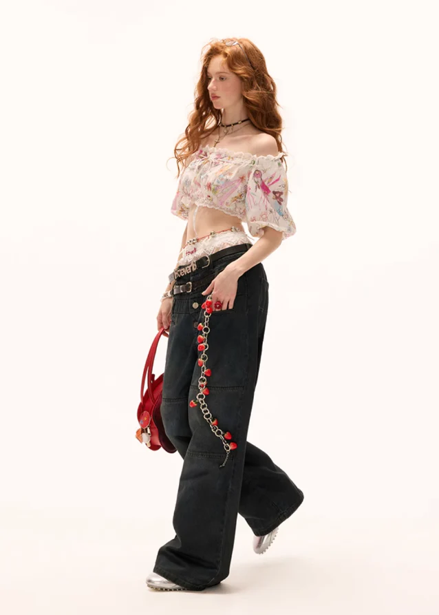 One Shoulder Tank Top Summer Top - Image 7