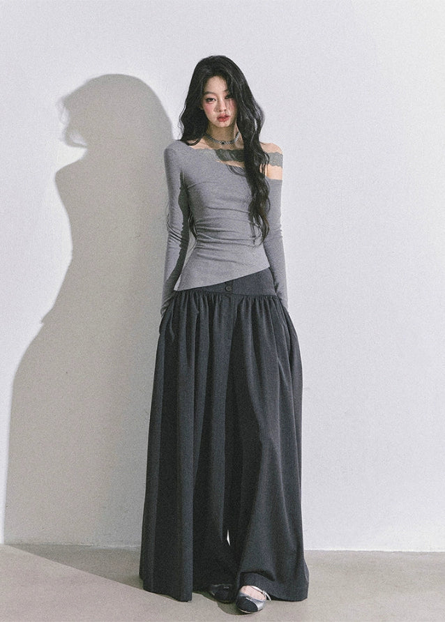 Parisien Asymmetry Lace Blouse - Image 4