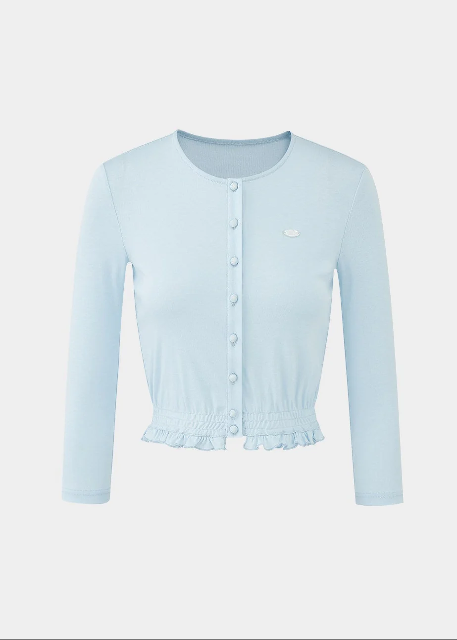 Pastel Cloud Lace Cardigan Top - Image 21