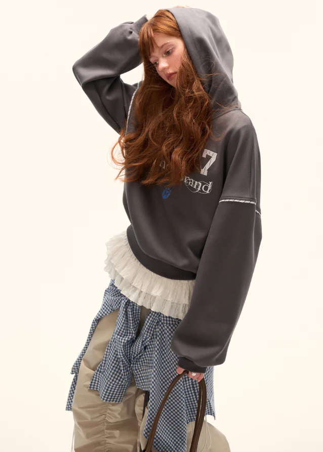Patchwork Hoodie Shirt - Image 3