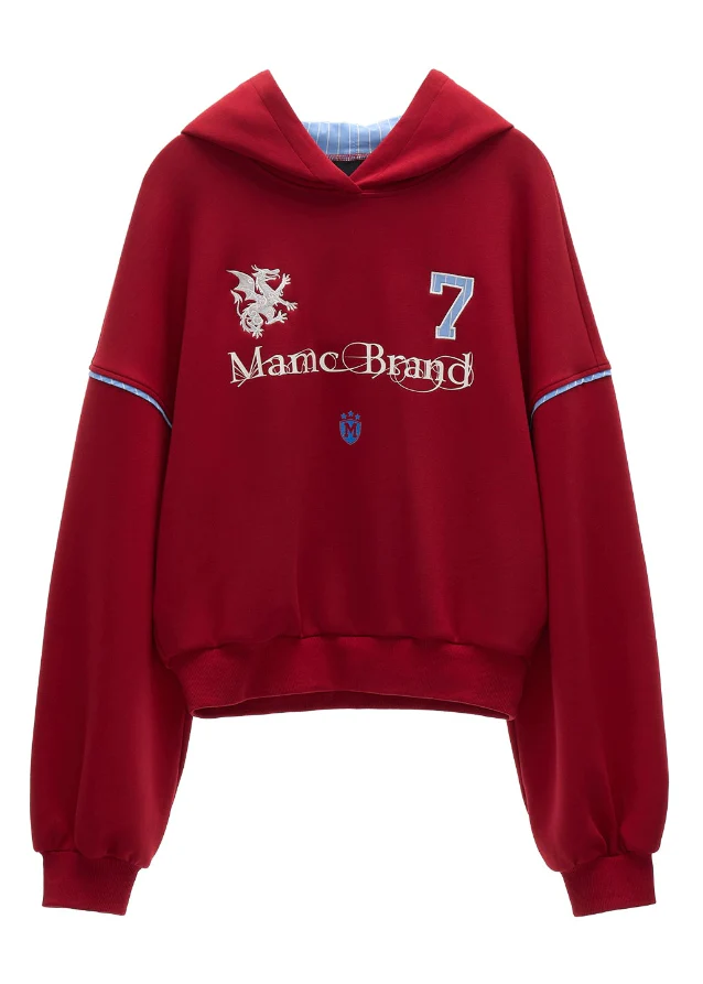 Patchwork Hoodie Shirt - Image 9