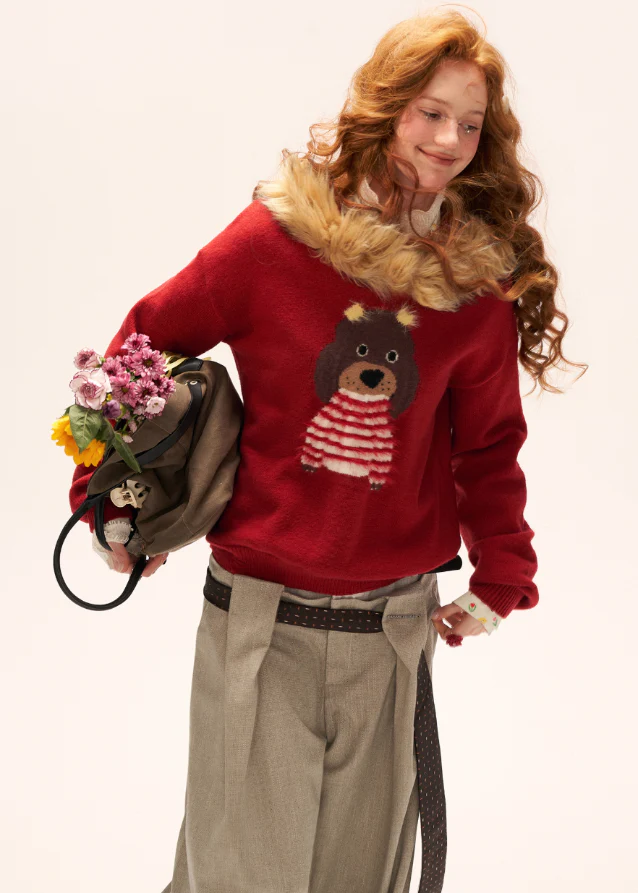 Paw Lover Knit Top - Image 3