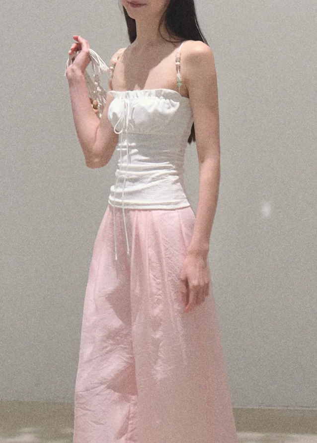 Pearlescent Wrinkle Wide-Leg Pants - Image 4