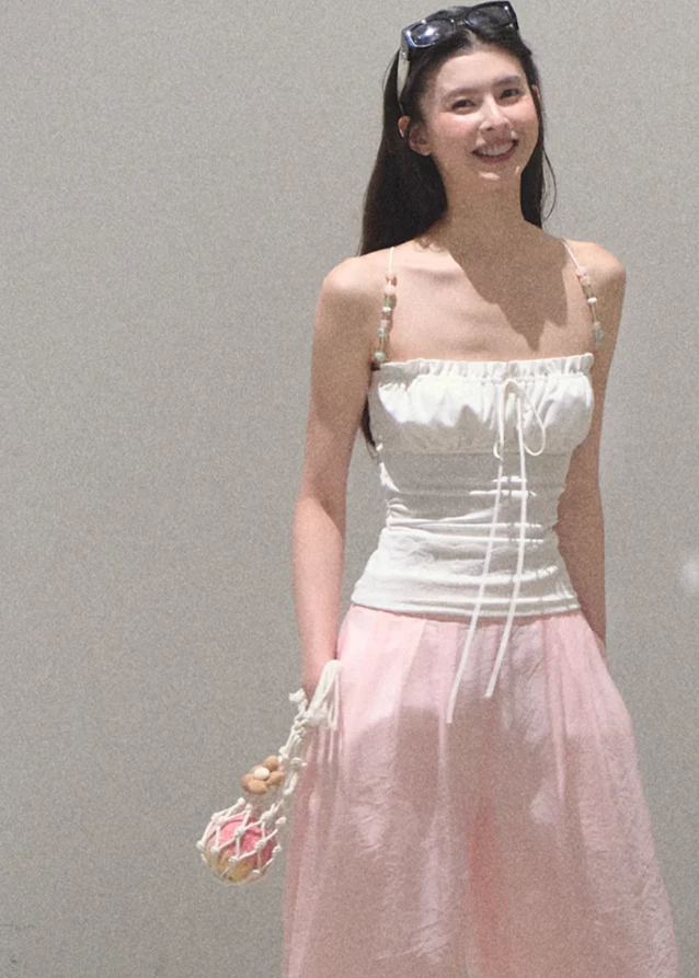 Pearlescent Wrinkle Wide-Leg Pants - Image 7