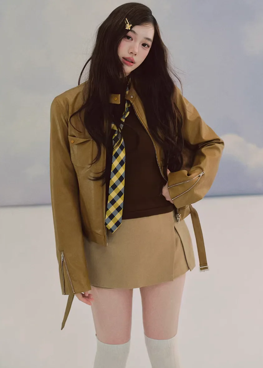 Pebble Muse Leather Jacket - Image 9