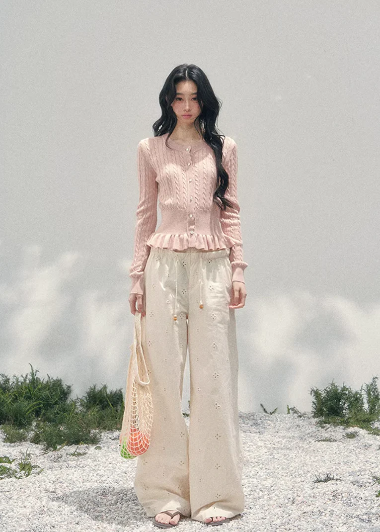 Perle Ode Cropped Cardigan - Image 15