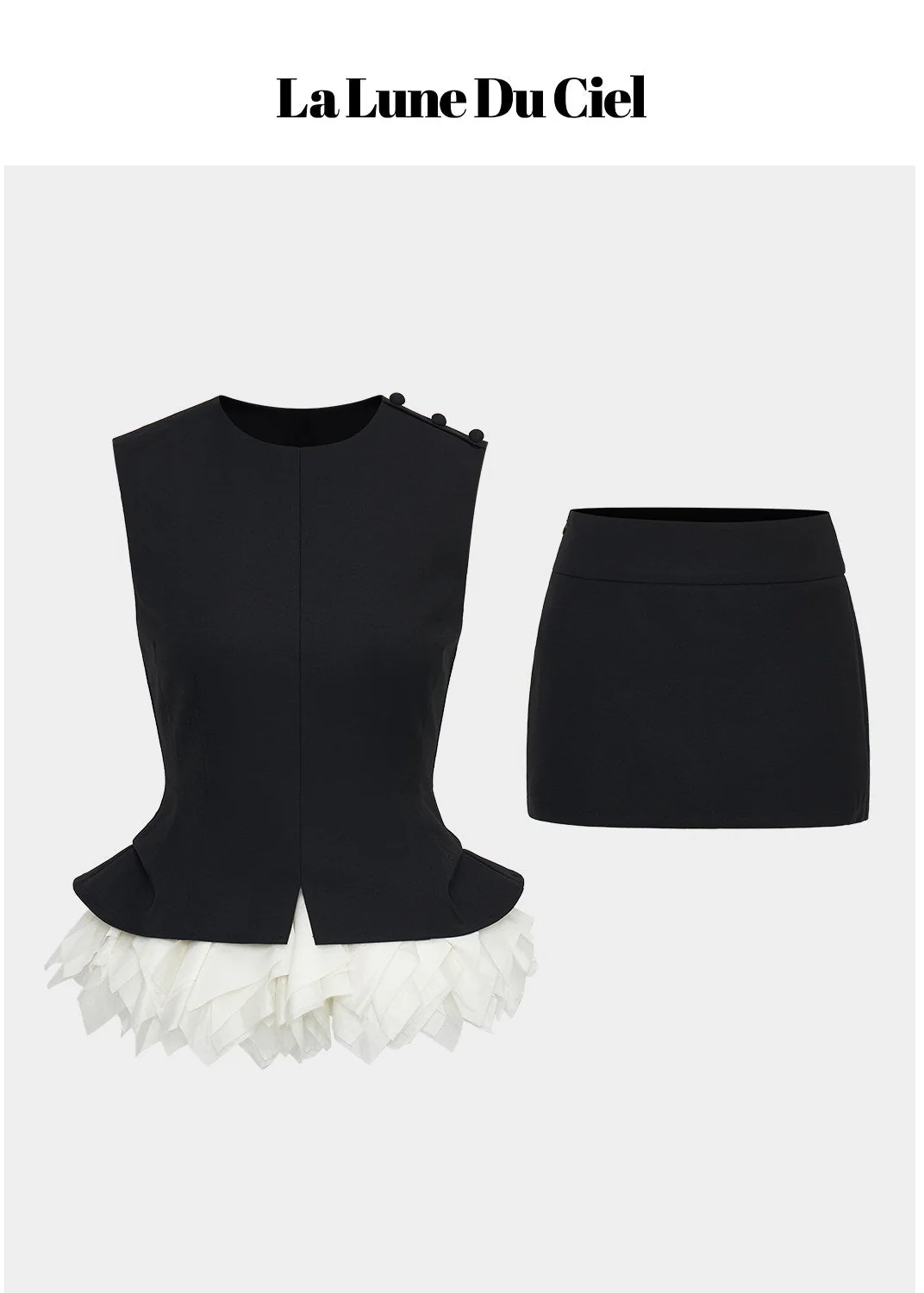 Petal Line Sleeveless Set - Image 12