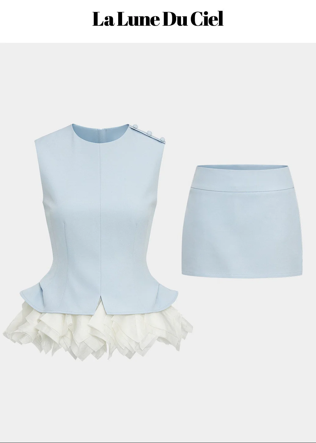 Petal Line Sleeveless Set - Image 8